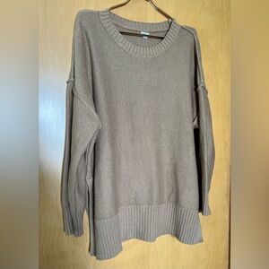 Aerie Oversized Medium Brown Sweater